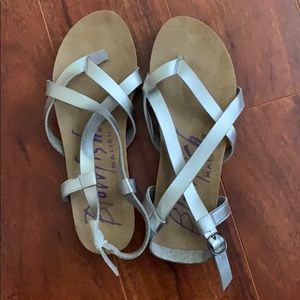 Blowfish Malibu Silver sandals
